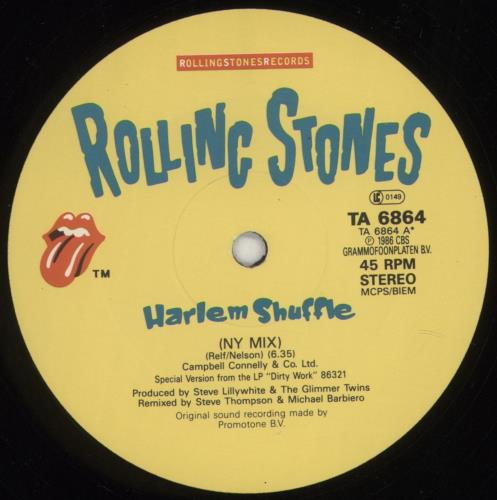 The Rolling Stones Harlem Shuffle 12" vinyl single (12 inch record / Maxi-single) UK ROL12HA41122