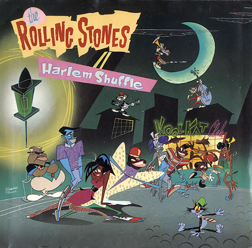 The Rolling Stones Harlem Shuffle 7" vinyl single (7 inch record / 45) US ROL07HA46879