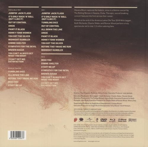 The Rolling Stones Havana Moon - Deluxe Edition 3-disc CD/DVD Set UK ROL3DHA785904