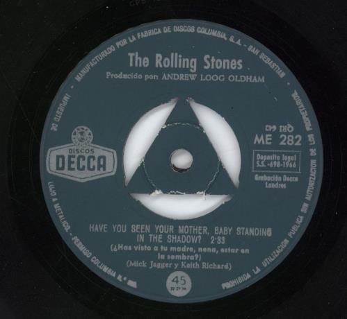 The Rolling Stones Have You Seen Your Mother + Flyer 7" vinyl single (7 inch record / 45) Spanish ROL07HA778486