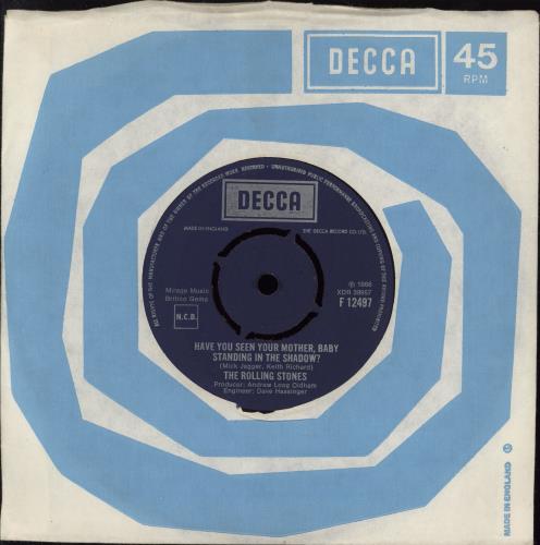 The Rolling Stones Have You Seen Your Mother - 2nd 7" vinyl single (7 inch record / 45) UK ROL07HA769259