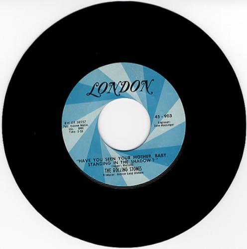The Rolling Stones Have You Seen Your Mother Baby 7" vinyl single (7 inch record / 45) US ROL07HA362199