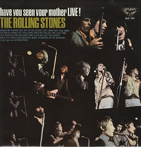 The Rolling Stones Have You Seen Your Mother Live! vinyl LP album (LP record) Japanese ROLLPHA306884