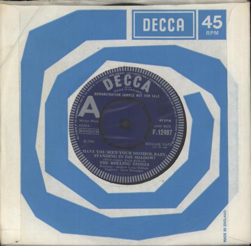 The Rolling Stones Have You Seen Your Mother- A Label 7" vinyl single (7 inch record / 45) UK ROL07HA331492