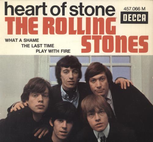 The Rolling Stones Heart Of Stone EP - 3.65 7" vinyl single (7 inch record / 45) French ROL07HE55422