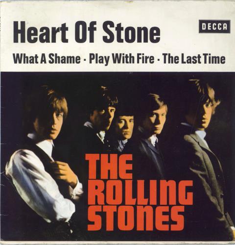 The Rolling Stones Heart Of Stone 7" vinyl single (7 inch record / 45) German ROL07HE793462