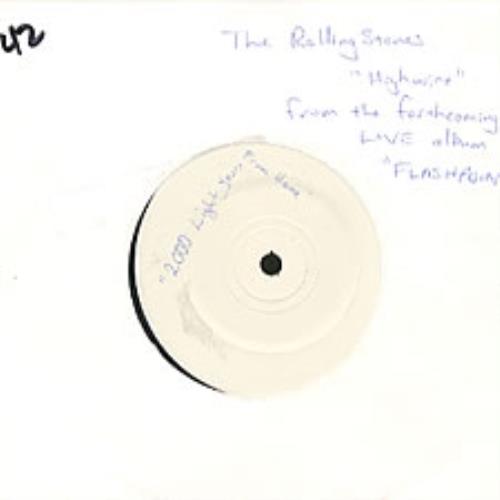 The Rolling Stones High Wire 7" vinyl single (7 inch record / 45) Australian ROL07HI211972