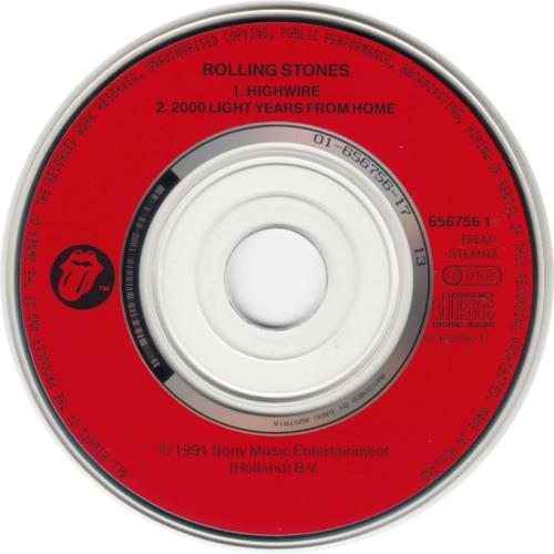The Rolling Stones Highwire 3" CD single (CD3) Dutch ROLC3HI93958