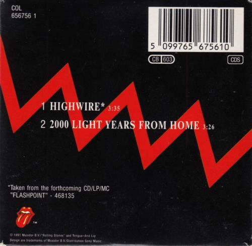 The Rolling Stones Highwire 3" CD single (CD3) Dutch ROLC3HI93958