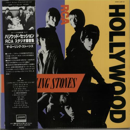 The Rolling Stones Hollywood RCA Sessions - EX vinyl LP album (LP record) Japanese ROLLPHO75293