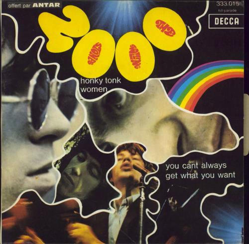 The Rolling Stones Honky Tonk Woman - Boxed Logo - Antar 7" vinyl single (7 inch record / 45) French ROL07HO79725