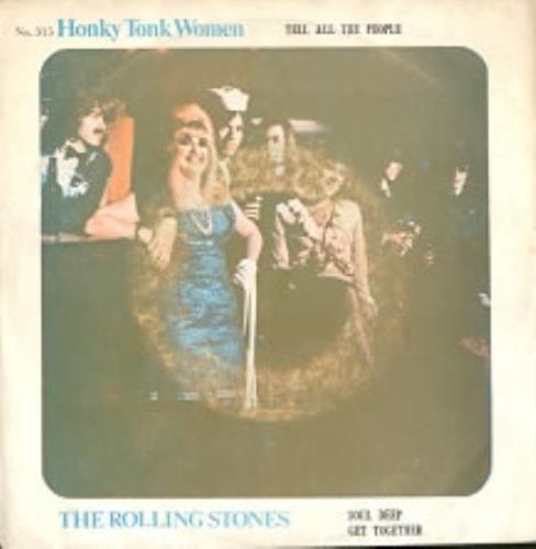 The Rolling Stones Honky Tonk Women 7" vinyl single (7 inch record / 45) Thailand ROL07HO170824