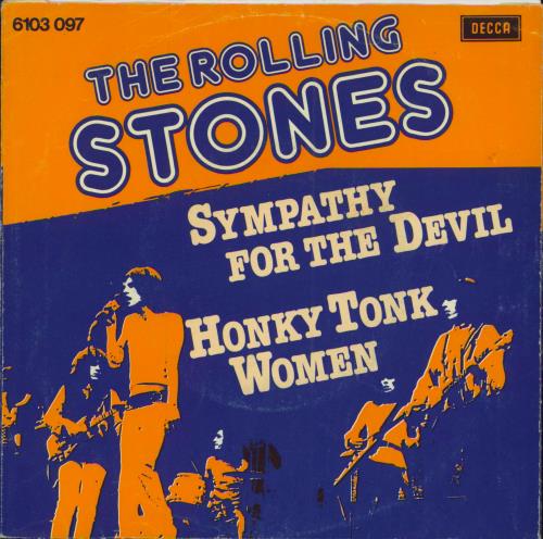 The Rolling Stones Honky Tonk Women 7" vinyl single (7 inch record / 45) Dutch ROL07HO212517