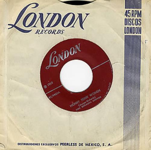 The Rolling Stones Honky Tonk Women 7" vinyl single (7 inch record / 45) Mexican ROL07HO301637