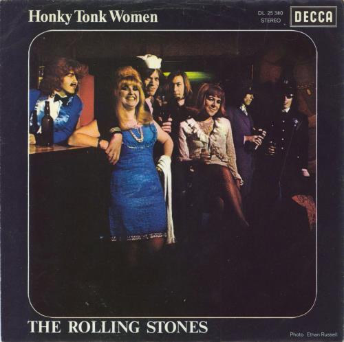 The Rolling Stones Honky Tonk Women 7" vinyl single (7 inch record / 45) German ROL07HO793578