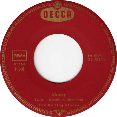 The Rolling Stones I Wanna Be Your Man - 1st 7" vinyl single (7 inch record / 45) German ROL07IW792247