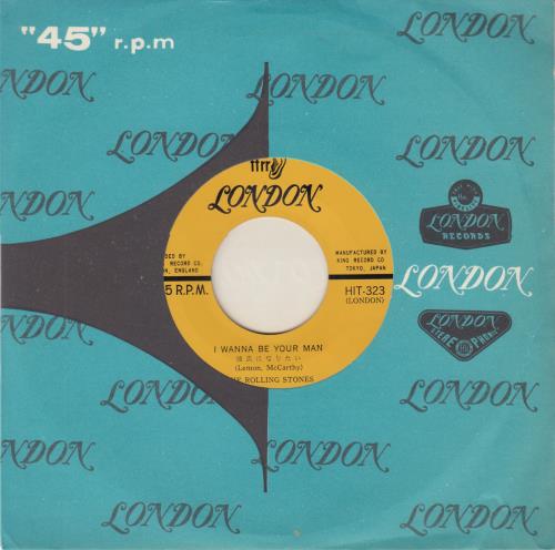 The Rolling Stones I Wanna Be Your Man - 2nd - �370 Pink 7" vinyl single (7 inch record / 45) Japanese ROL07IW488240
