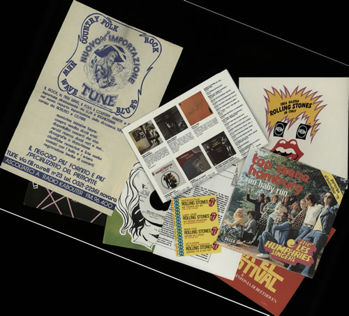 The Rolling Stones Idea Gilera Rolling Stones In Italy 7" single box set Italian ROL7XID632765