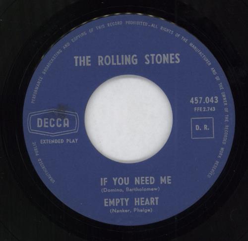 The Rolling Stones If You Need Me 7" vinyl single (7 inch record / 45) Belgian ROL07IF789988