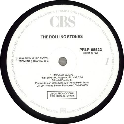 The Rolling Stones Impulso Sexual (Sex Drive) 12" vinyl single (12 inch record / Maxi-single) Mexican ROL12IM717984
