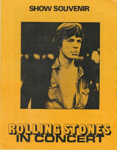 The Rolling Stones In Concert - Show Souvenir tour programme UK ROLTRIN696402