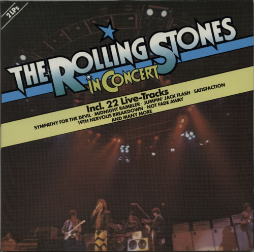 The Rolling Stones In Concert 2-LP vinyl record set (Double LP Album) German ROL2LIN300465