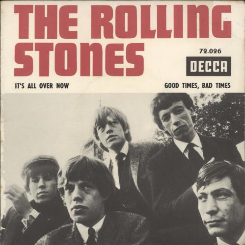 The Rolling Stones It's All Over Now 7" vinyl single (7 inch record / 45) French ROL07IT777104