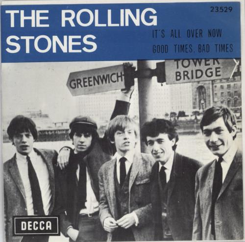 The Rolling Stones It's All Over Now 7" vinyl single (7 inch record / 45) Belgian ROL07IT790020