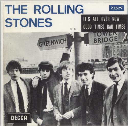 The Rolling Stones It's All Over Now 7" vinyl single (7 inch record / 45) Belgian ROL07IT790020
