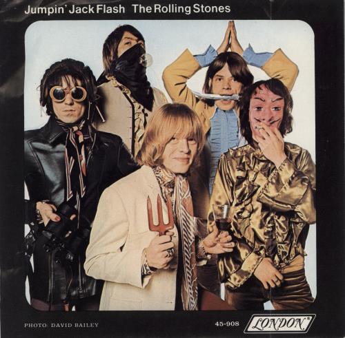 The Rolling Stones Jumpin' Jack Flash - Export p/s 7" vinyl single (7 inch record / 45) US ROL07JU773897