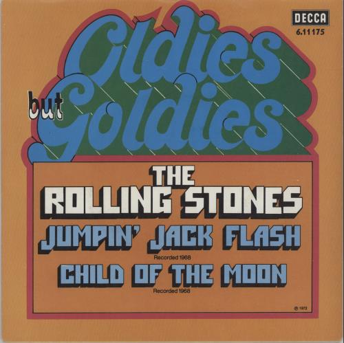 The Rolling Stones Jumpin' Jack Flash 7" vinyl single (7 inch record / 45) German ROL07JU488552