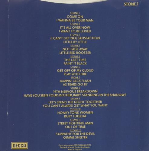 The Rolling Stones Jumpin' Jack Flash 7" vinyl single (7 inch record / 45) UK ROL07JU617430