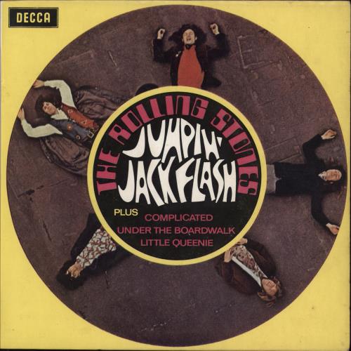 The Rolling Stones Jumpin' Jack Flash 7" vinyl single (7 inch record / 45) Australian ROL07JU778679
