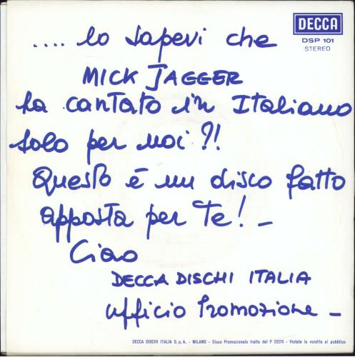 The Rolling Stones Keep It Up / Con Le Mie Lacrime 7" vinyl single (7 inch record / 45) Italian ROL07KE632773