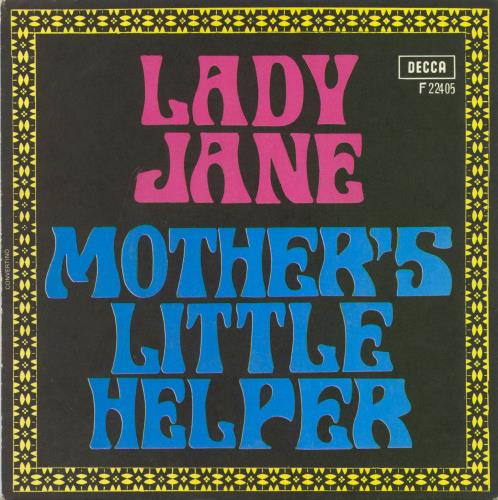 The Rolling Stones Lady Jane + g/f PS 7" vinyl single (7 inch record / 45) Italian ROL07LA804561