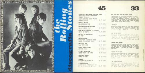 The Rolling Stones Lady Jane + g/f PS 7" vinyl single (7 inch record / 45) Italian ROL07LA804561