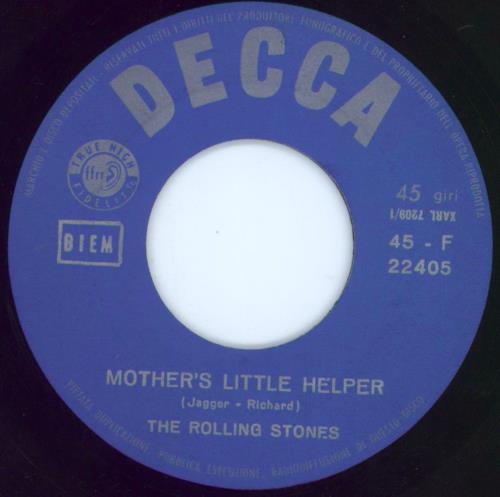 The Rolling Stones Lady Jane + g/f PS 7" vinyl single (7 inch record / 45) Italian ROL07LA804561