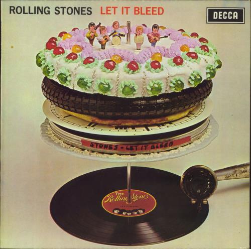The Rolling Stones Let It Bleed + Poster vinyl LP album (LP record) Australian ROLLPLE420938