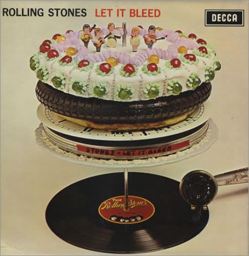 The Rolling Stones Let It Bleed - 1st + Poster vinyl LP album (LP record) UK ROLLPLE299460