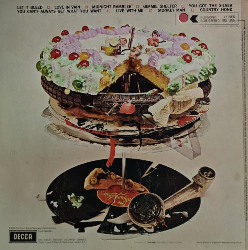 The Rolling Stones Let It Bleed - 2nd + Poster vinyl LP album (LP record) UK ROLLPLE792487