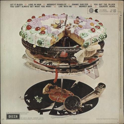 The Rolling Stones Let It Bleed - 4th - Censored inner vinyl LP album (LP record) UK ROLLPLE636554