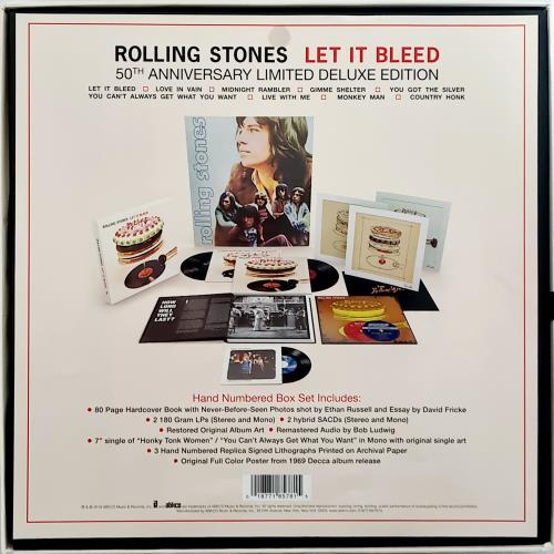 The Rolling Stones Let It Bleed - 50th Anniversary Edition Vinyl Box Set UK ROLVXLE789146