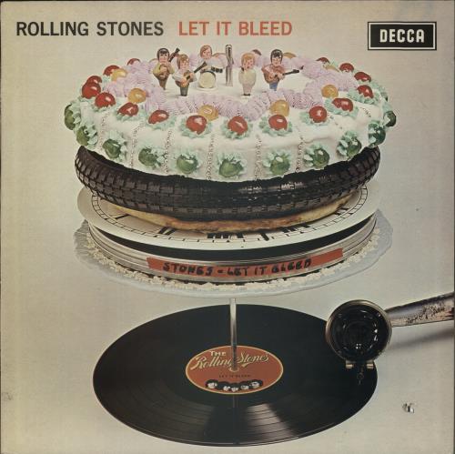 The Rolling Stones Let It Bleed - 6th + Poster vinyl LP album (LP record) UK ROLLPLE869716