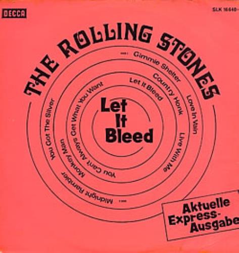 The Rolling Stones Let It Bleed - Advance vinyl LP album (LP record) German ROLLPLE266497