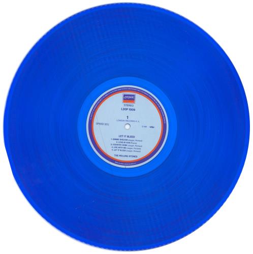 The Rolling Stones Let It Bleed - Blue Vinyl vinyl LP album (LP record) Japanese ROLLPLE227056