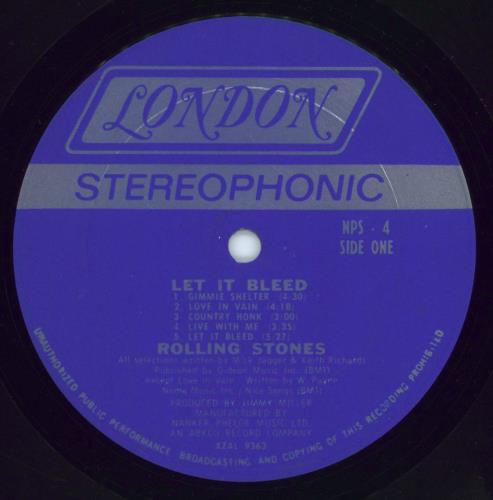 The Rolling Stones Let It Bleed - EX vinyl LP album (LP record) US ROLLPLE465896