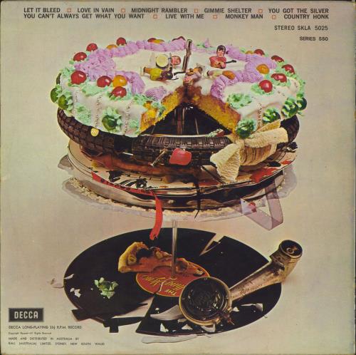 The Rolling Stones Let It Bleed - VG vinyl LP album (LP record) Australian ROLLPLE568370
