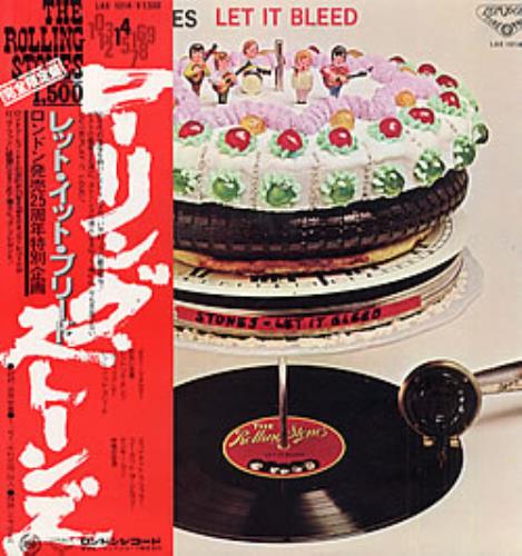 The Rolling Stones Let It Bleed vinyl LP album (LP record) Japanese ROLLPLE162063