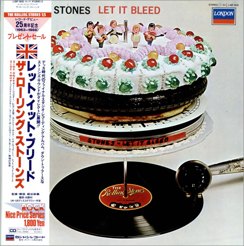 The Rolling Stones Let It Bleed vinyl LP album (LP record) Japanese ROLLPLE318369