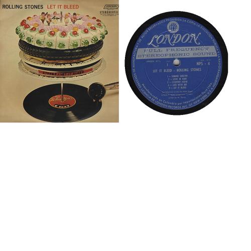 The Rolling Stones Let It Bleed vinyl LP album (LP record) Colombian ROLLPLE344745